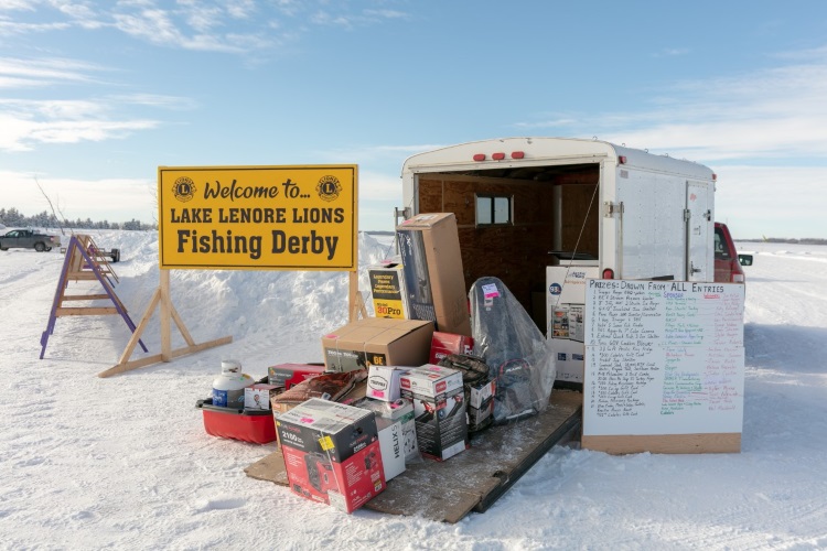 Final weighin from Lake Lenore Fishing Derby